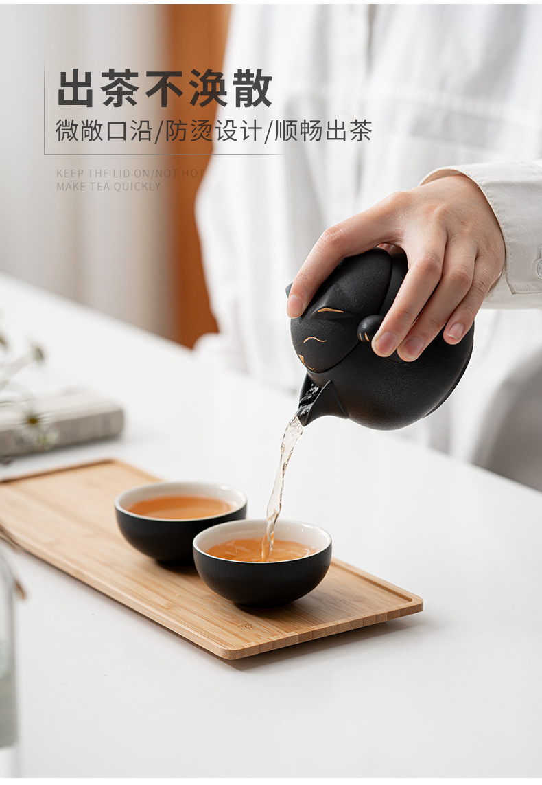 Gift Gift for Traveling Tea Set for Fortune Cat Enterprise Gift Gift Box for MidAutumn Festival Opening Gift