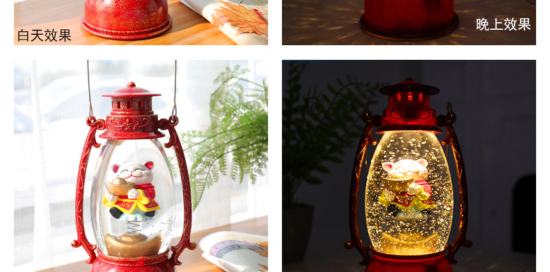 WJL-018 Lucky Storm Lantern TikTok Storm Lantern Ambience Light Led Small Night Lamp New Year Gift Pig Year Fortune God Lucky Cat WJL-018 Lucky Storm Lantern TikTok Storm Lantern Ambience Light Led Small Night Lamp New Year Gift Pig Year Fortune God Lucky Cat