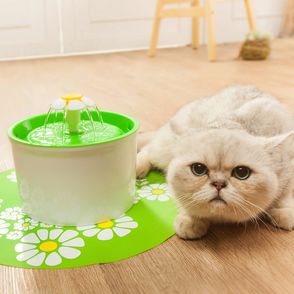 Round Pet Water Dispenser Circulating Electric Water Feeder Fountain Dog Cat Water Dispenser (Sample List)