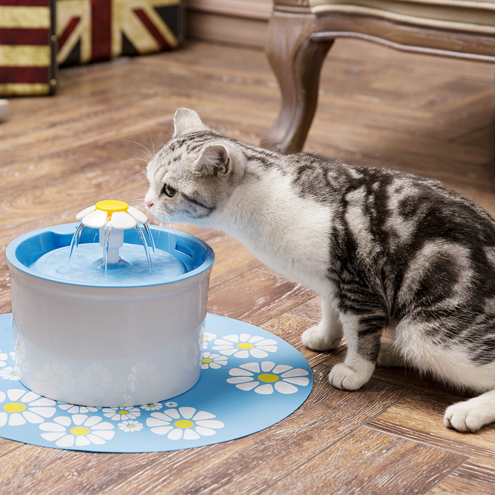 Round Pet Water Dispenser Circulating Electric Water Feeder Fountain Dog Cat Water Dispenser (Sample List)