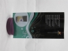 Plastic transparent wine list menu