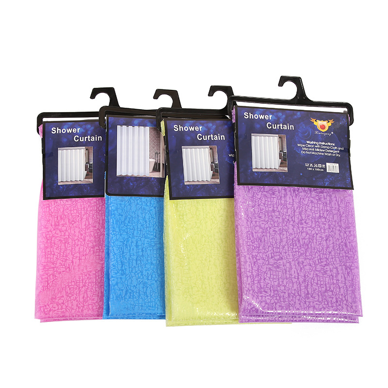 The Factory creative toilet toiletries household curtains mildew mantra waterproof small curtain appliance pure color bath curtain wholesale