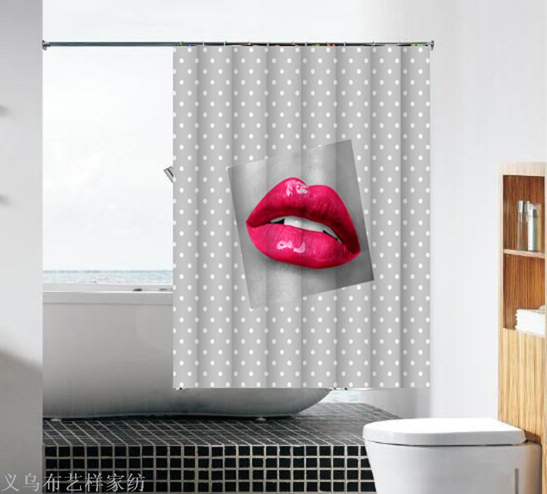 Factory direct sales of the bath curtain printing curtains wholesale stock wholesale Factory direct sales of the bath curtain printing curtains wholesale stock wholesale