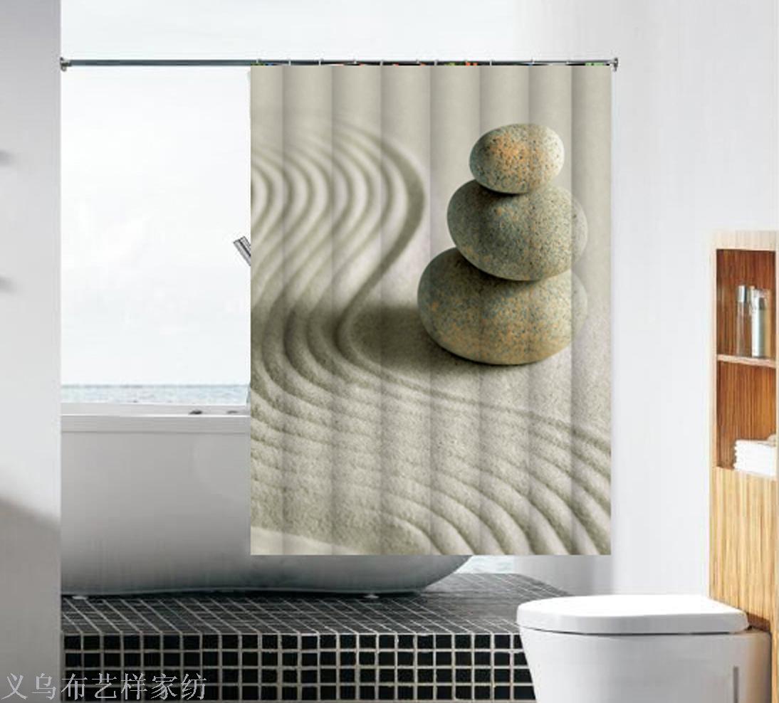 Factory direct sales of the bath curtain printing curtains wholesale stock wholesale Factory direct sales of the bath curtain printing curtains wholesale stock wholesale