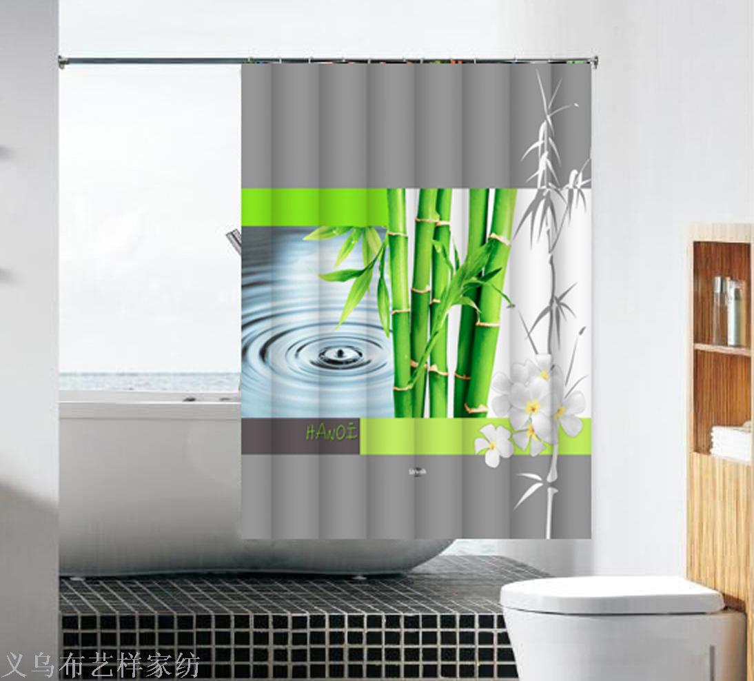 Factory direct sales of the bath curtain printing curtains wholesale stock wholesale Factory direct sales of the bath curtain printing curtains wholesale stock wholesale