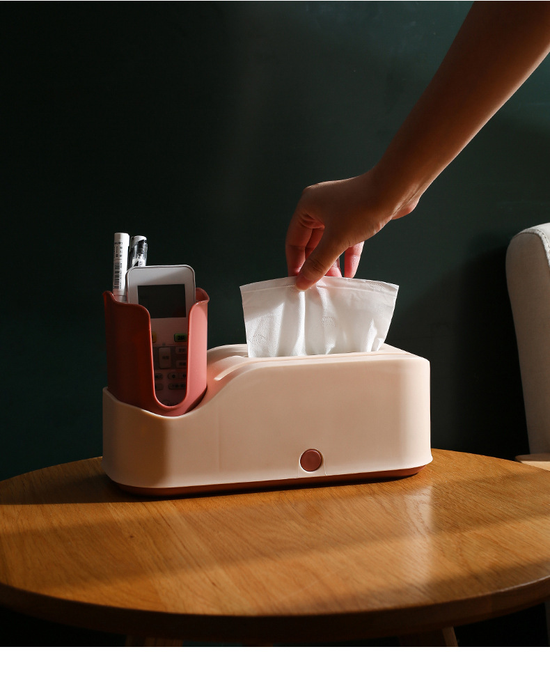 Creative tissue box for cosmetic tissue box is a Multifunctional box on desktop tissue box