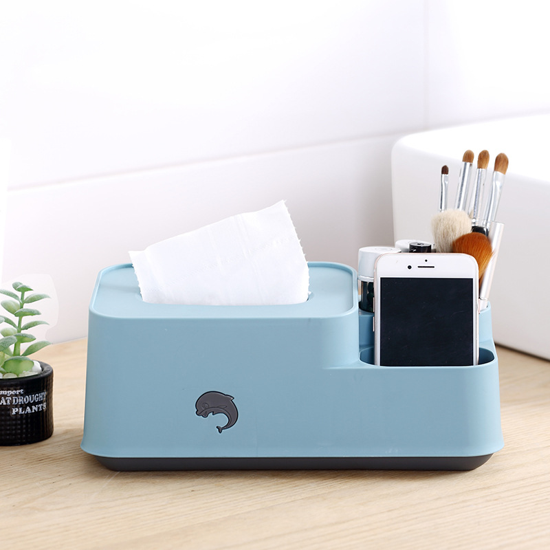 Hot style desktop Tissue box European -style desktop storage box bedroom table finishing box Tissue box