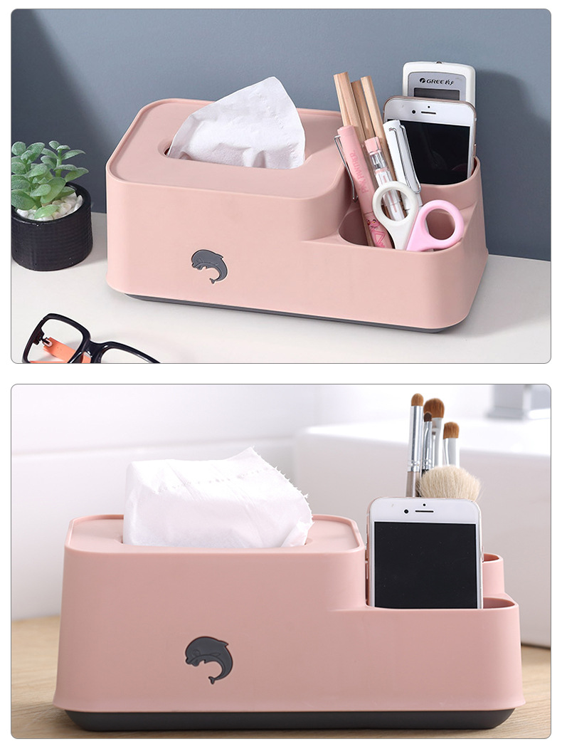 Hot style desktop Tissue box European -style desktop storage box bedroom table finishing box Tissue box