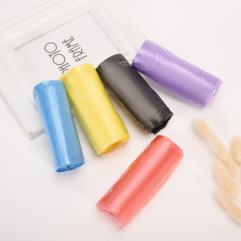 Free Shipping Independent Packaging 50 * 45cm Hotel Household Color Black Garbage Bag Per Roll Garbage Bag Custom Wholesale
