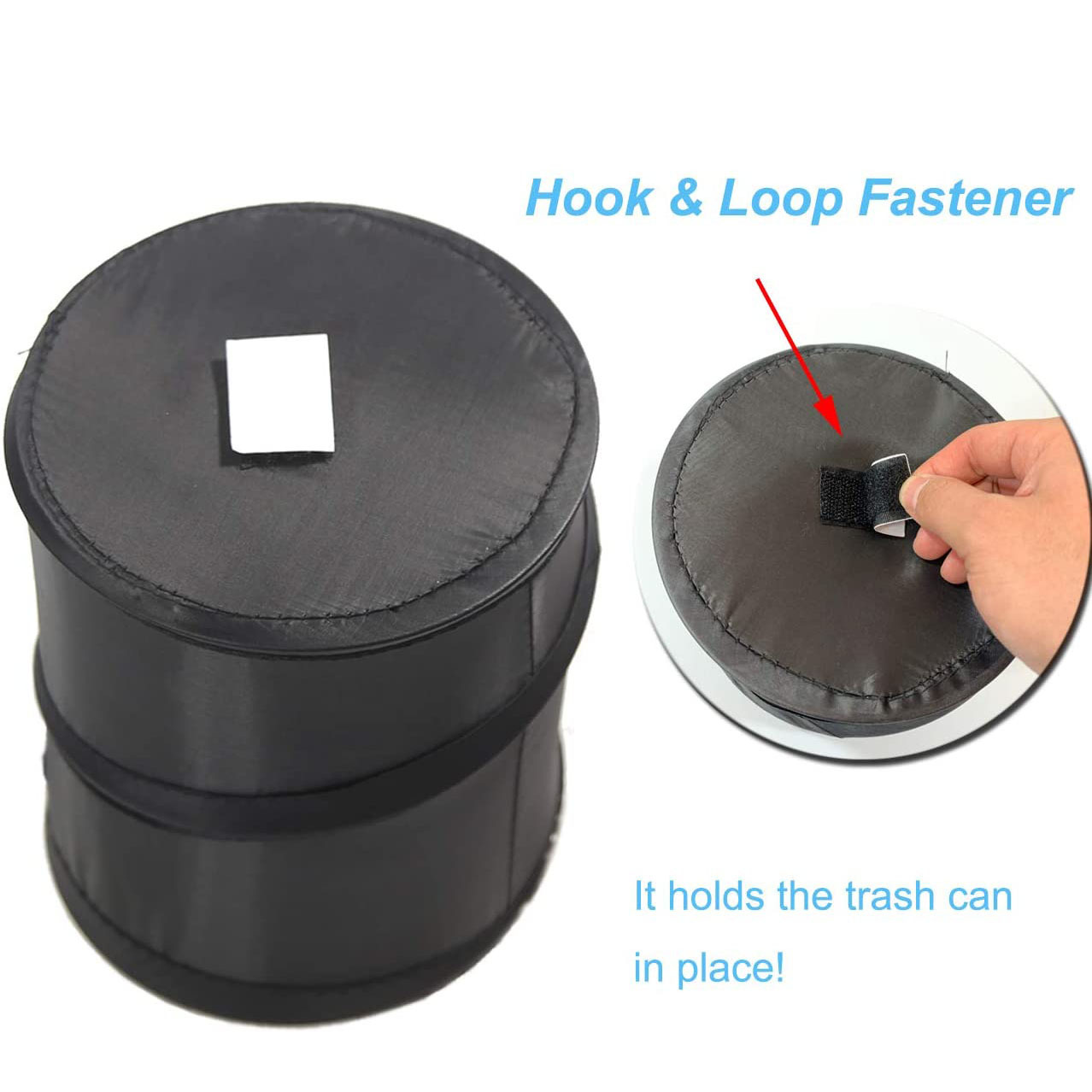 Foldable MultiFunctional Hanging Car Garbage Can Car Storage Bucket Car Seat Back Storage Bag Trash Can