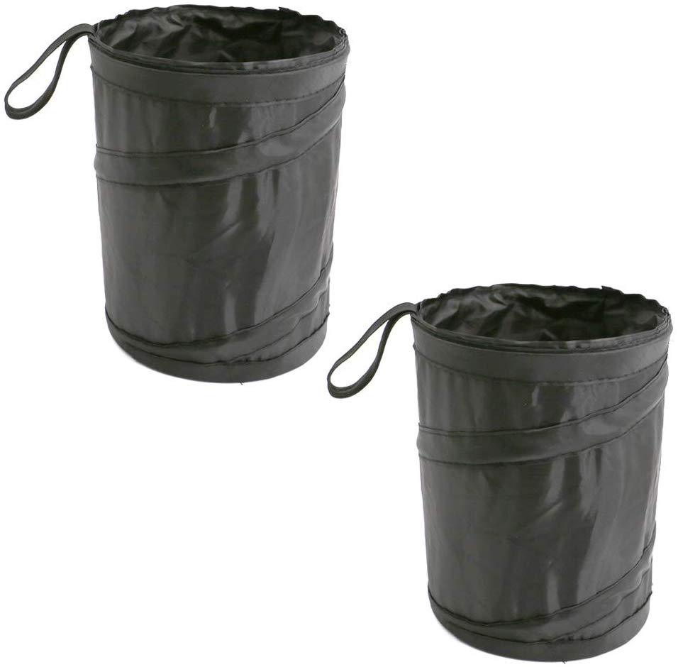 Foldable MultiFunctional Hanging Car Garbage Can Car Storage Bucket Car Seat Back Storage Bag Trash Can