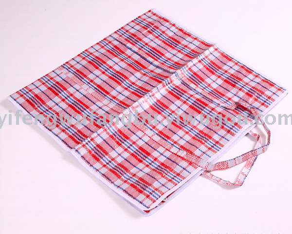 95G Single-Sided Adhesive Plaid Woven Bag Non-Woven Bag Pp Woven Bag Packing Bag Luggage Bag Moving Bag Garbage Bag