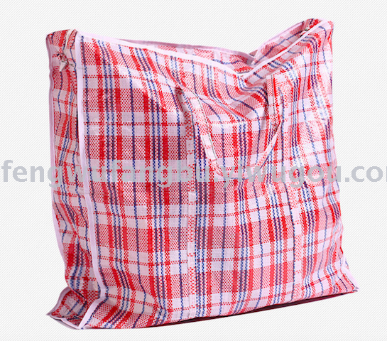 95G Single-Sided Adhesive Plaid Woven Bag Non-Woven Bag Pp Woven Bag Packing Bag Luggage Bag Moving Bag Garbage Bag