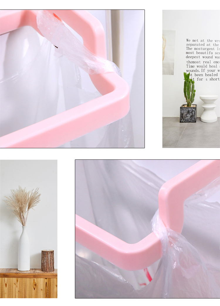 Kitchen Door Behind Type Portable Garbage Bag Bracket Home Cabinet Doors Rear Rag Rack Trash Can Rack Kitchen Door Behind Type Portable Garbage Bag Bracket Home Cabinet Doors Rear Rag Rack Trash Can Rack