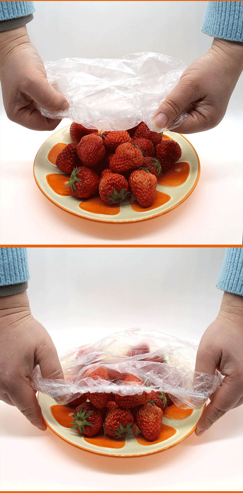 Disposable Fresh-Keeping Sets Refrigerator Food Anti-Odor Plastic Wrap Cover Food Cover Dustproof Disposable Food Cover