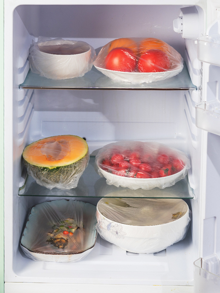 Disposable Fresh-Keeping Sets Refrigerator Food Anti-Odor Plastic Wrap Cover Food Cover Dustproof Disposable Food Cover