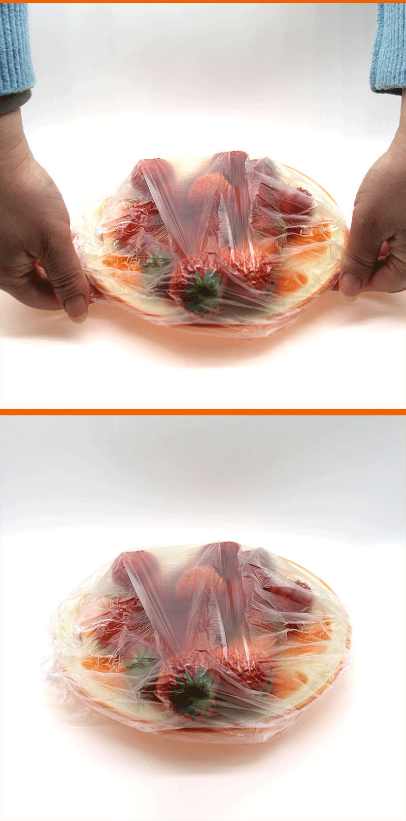 Disposable Fresh-Keeping Sets Refrigerator Food Anti-Odor Plastic Wrap Cover Food Cover Dustproof Disposable Food Cover