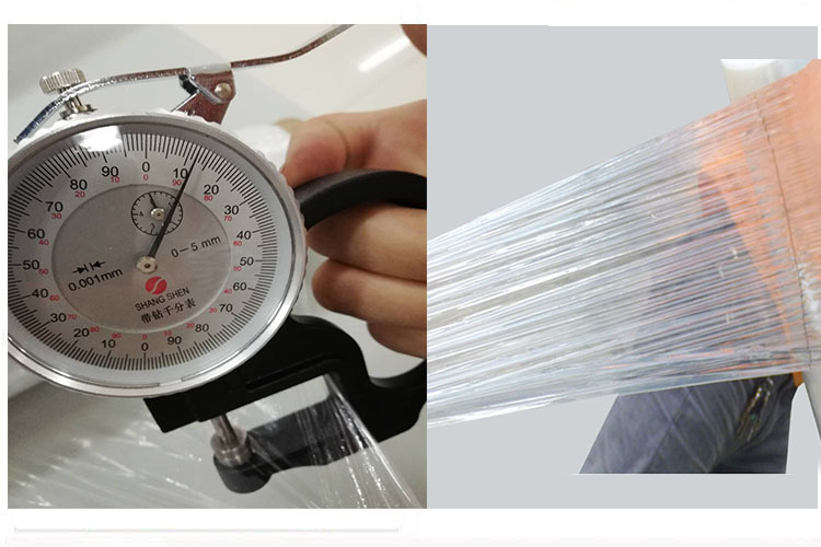 Film Transparent Width 50cm Plastic Film Packaging Industrial Protection Packaging Paraderm Large Roll Plastic Wrap