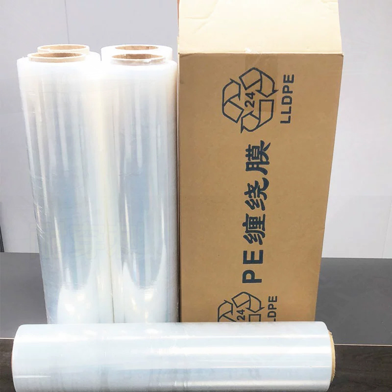 Film Transparent Width 50cm Plastic Film Packaging Industrial Protection Packaging Paraderm Large Roll Plastic Wrap