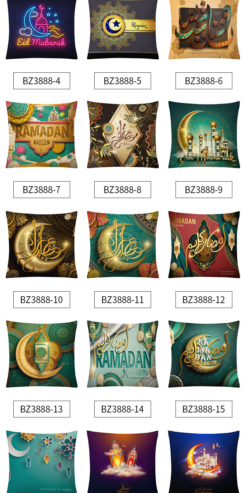 Muslim Pillow Cover Simple Ramadan Eid Al-Fitr Dark Blue Moon Starlight Digital Printed Pillowcase Pillow Cover Muslim Pillow Cover Simple Ramadan Eid Al-Fitr Dark Blue Moon Starlight Digital Printed Pillowcase Pillow Cover