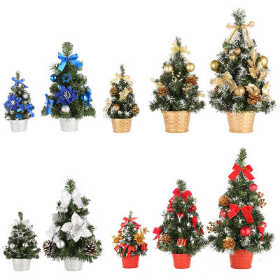 Christmas Tree Decoration DIY Christmas Tree Mini Artificial Tree Christmas Decorations Family Christmas Gift 20cm