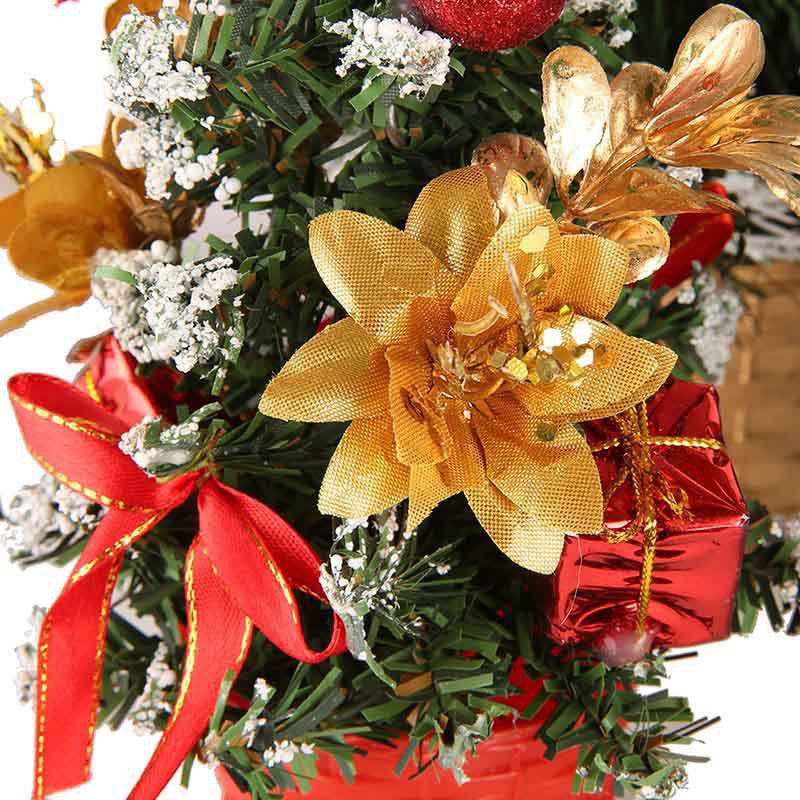Christmas Tree Decoration DIY Christmas Tree Mini Artificial Tree Christmas Decorations Family Christmas Gift 20cm