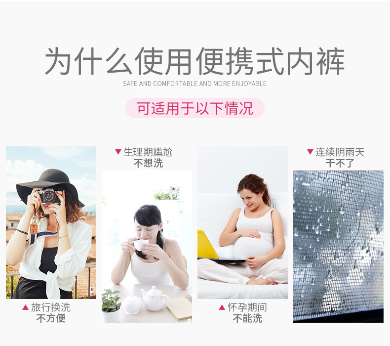 Disposable Underwear Women's Portable Cotton Underwear for Boys and Girls (Monthly Free Shipping for Climbing Top Service)