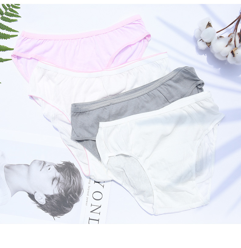 5-Pack Disposable Underwear Pure Cotton Women's Briefs Pregnant Women's Underpants Travel Portable Underwear Manufacturer