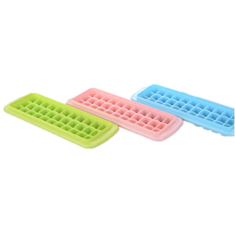 Manufacturers direct 33 grids with lid ice shelf with crisper ice shelf ice cube tray was creative ice box ice shovel wholesale