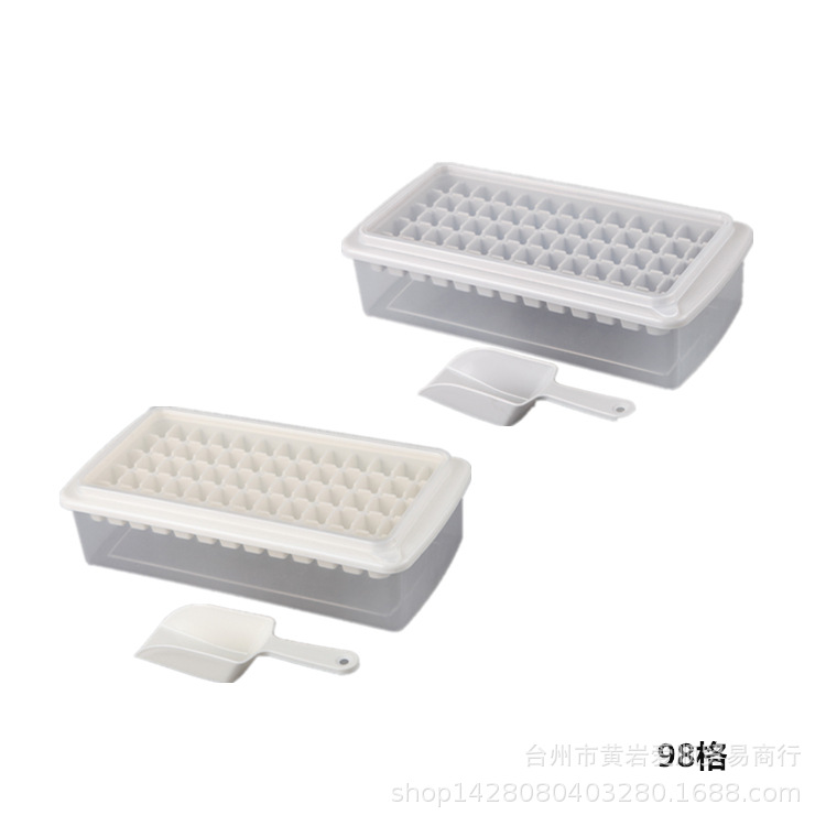 Manufacturers direct 33 grids with lid ice shelf with crisper ice shelf ice cube tray was creative ice box ice shovel wholesale