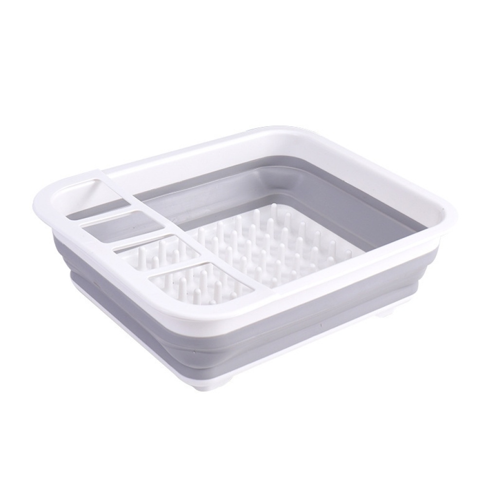 D28-86004 fold water basket to put bowl large silicone water rack folding tank tray tray D28-86004 fold water basket to put bowl large silicone water rack folding tank tray tray