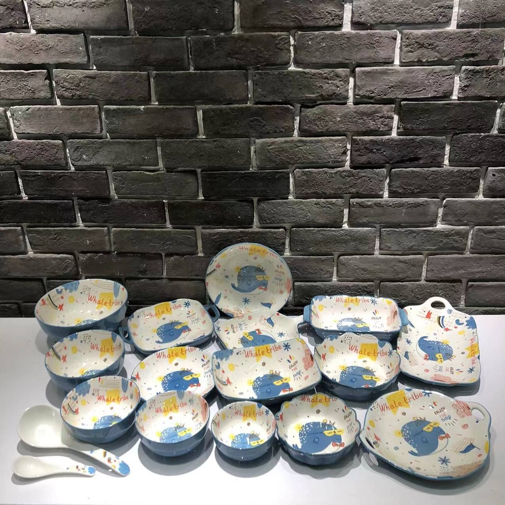 Hand-Painted Tableware Ceramic Plate Bowl Dish Soup Bowl Baking Tray Series Home Use Supermarket Promotional Gifts Hand-Painted Tableware Ceramic Plate Bowl Dish Soup Bowl Baking Tray Series Home Use Supermarket Promotional Gifts