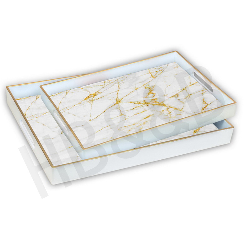 European Luxury American Light Luxury Metal Tea Tray Tray Household Tea Cup Storage Glass Mirror Christmas Oblique Tray European Luxury American Light Luxury Metal Tea Tray Tray Household Tea Cup Storage Glass Mirror Christmas Oblique Tray