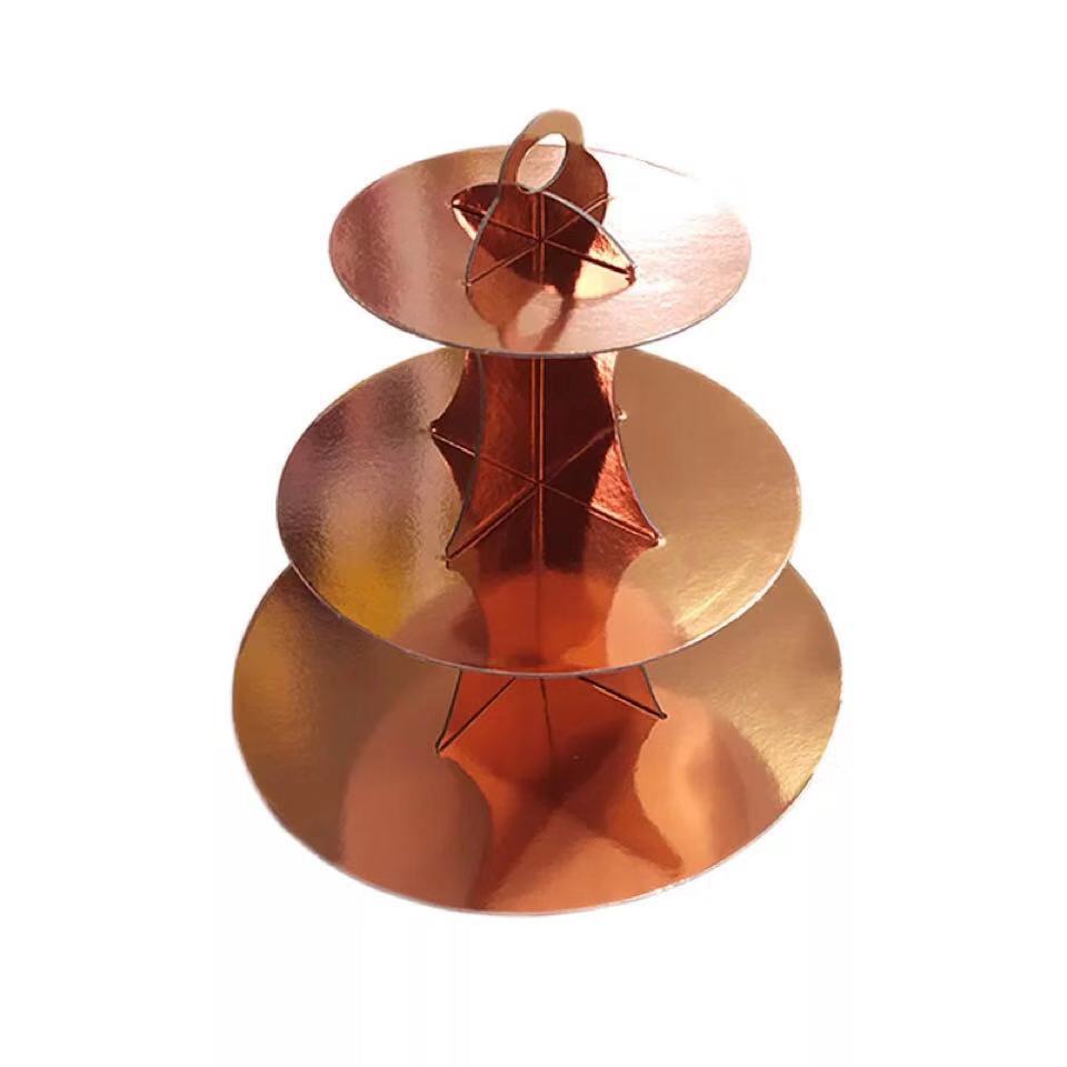 Amazon Hot Pin 40PCS Suit Rose Jinsheng Daily Necessities Rose Gold Tray Cups Rose Gold Wallpapers