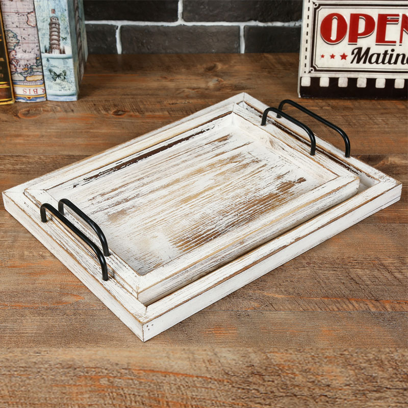 Solid Wood Tray Custom Wholesale American Tray Restaurant Hotel Japanese Style Dinner Plate Cafe Tray