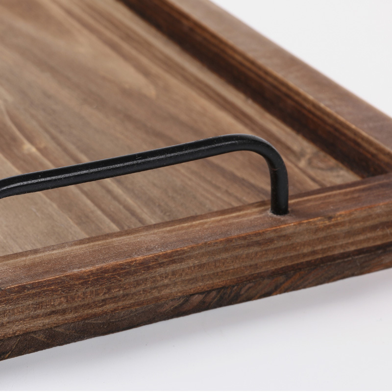 Solid Wood Tray Custom Wholesale American Tray Restaurant Hotel Japanese Style Dinner Plate Cafe Tray