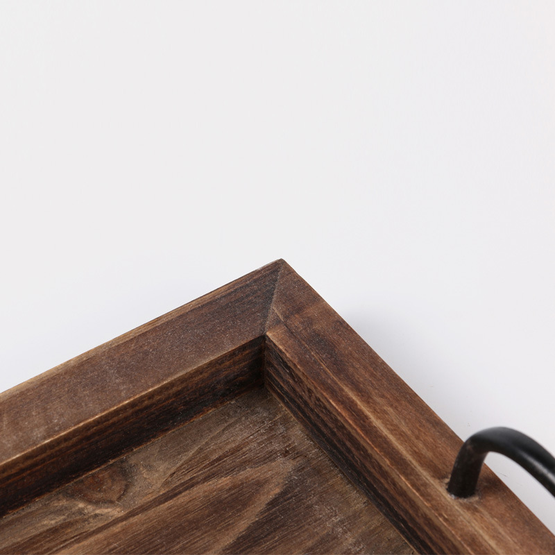 Solid Wood Tray Custom Wholesale American Tray Restaurant Hotel Japanese Style Dinner Plate Cafe Tray