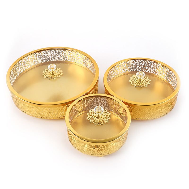 Glass Color Printing Tray Metal Tray Single-Sided Light Iron Mirror Tray Tray Entry Luxury Home Ornaments Glass Color Printing Tray Metal Tray Single-Sided Light Iron Mirror Tray Tray Entry Luxury Home Ornaments