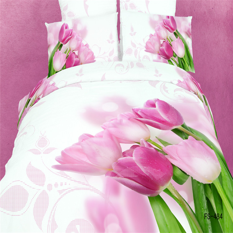 Snow Pigeon 4-pc 5D activity cotton stereoscopic 3 d version painting bedding set manufacturers selling
