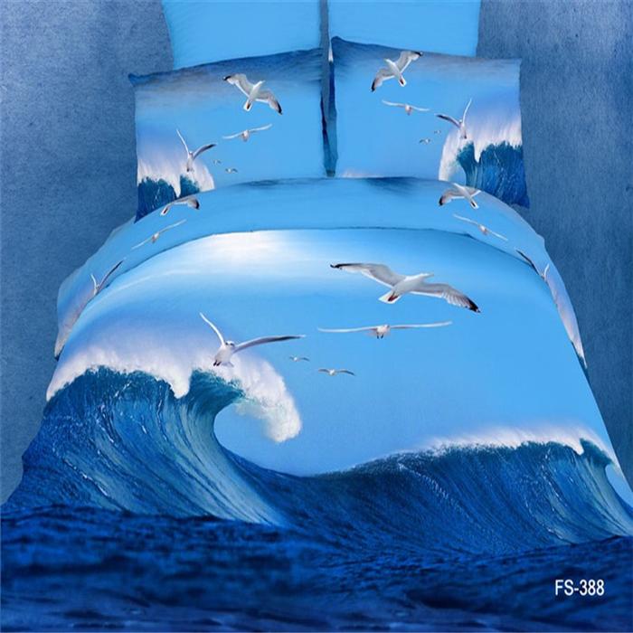 Snow Pigeon 4-pc 5D activity cotton stereoscopic 3 d version painting bedding set manufacturers selling Snow Pigeon 4-pc 5D activity cotton stereoscopic 3 d version painting bedding set manufacturers selling