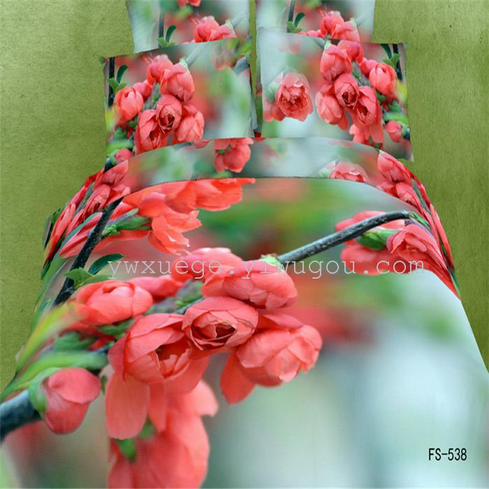 Snow Pigeon 4-pc 5D activity cotton stereoscopic 3 d version painting bedding set manufacturers selling Snow Pigeon 4-pc 5D activity cotton stereoscopic 3 d version painting bedding set manufacturers selling