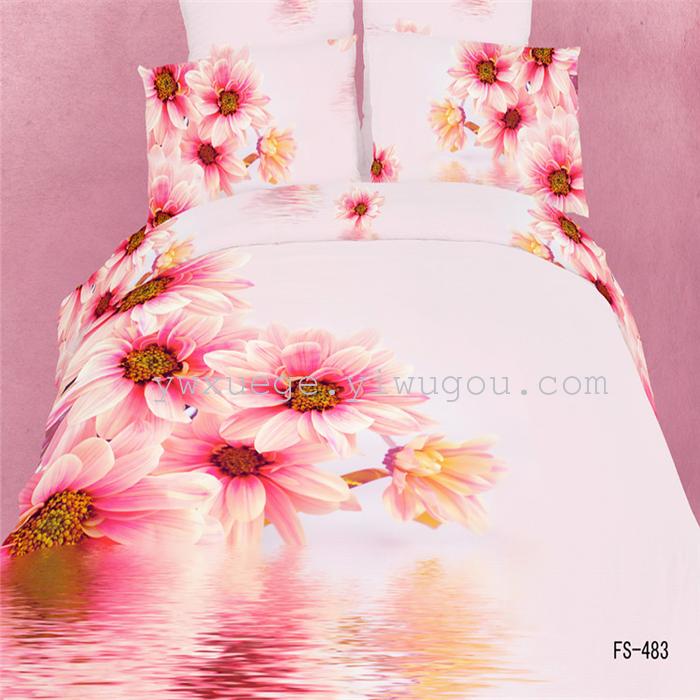 Snow Pigeon 4-pc 5D activity cotton stereoscopic 3 d version painting bedding set manufacturers selling Snow Pigeon 4-pc 5D activity cotton stereoscopic 3 d version painting bedding set manufacturers selling