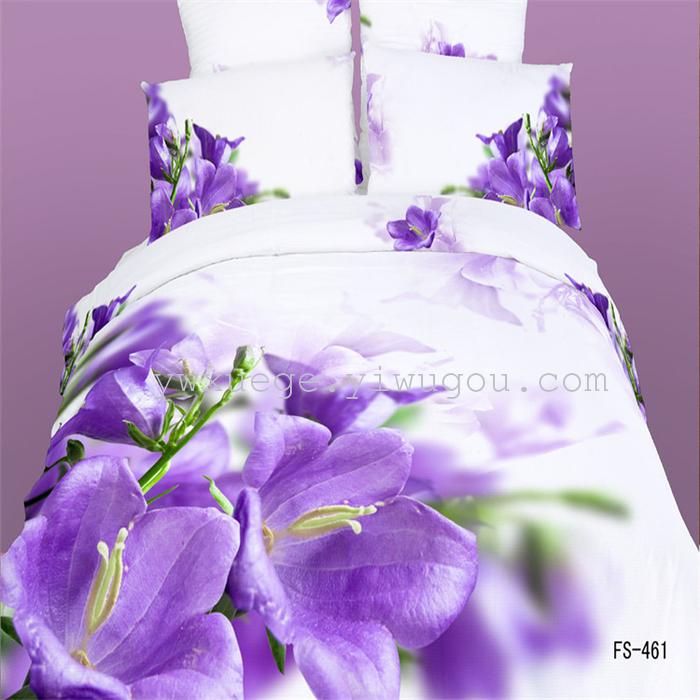 Snow Pigeon 4-pc 5D activity cotton stereoscopic 3 d version painting bedding set manufacturers selling Snow Pigeon 4-pc 5D activity cotton stereoscopic 3 d version painting bedding set manufacturers selling