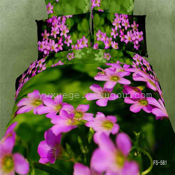 Snow Pigeon 4-pc 5D activity cotton stereoscopic 3 d version painting bedding set manufacturers selling Snow Pigeon 4-pc 5D activity cotton stereoscopic 3 d version painting bedding set manufacturers selling
