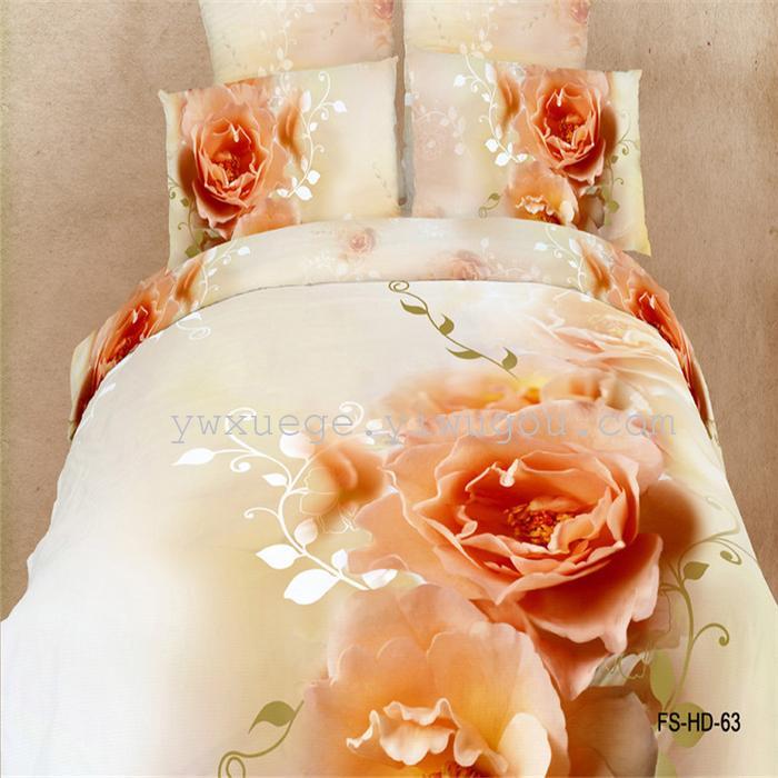 Snow Pigeon 4-pc 5D activity cotton stereoscopic 3 d version painting bedding set manufacturers selling Snow Pigeon 4-pc 5D activity cotton stereoscopic 3 d version painting bedding set manufacturers selling