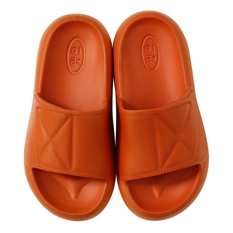 Thick Bottom Slipper Female Summer Couple&#039;s Home Indoor Non-Slip Bathroom Slippers Men&#039;s Silent Soft Bottom Summer