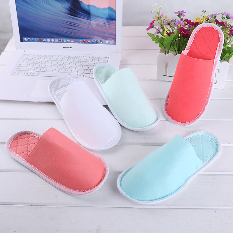 Supply new hotel and guesthouse cotton lug disposable slipper home thickened at manufacturer wholesale