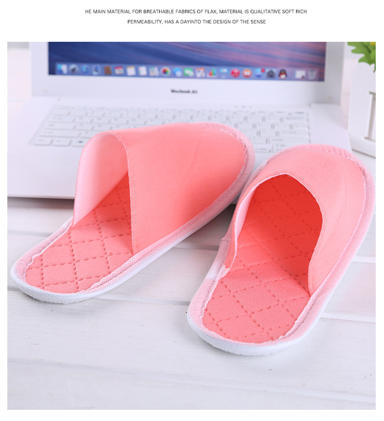 Supply new hotel and guesthouse cotton lug disposable slipper home thickened at manufacturer wholesale Supply new hotel and guesthouse cotton lug disposable slipper home thickened at manufacturer wholesale