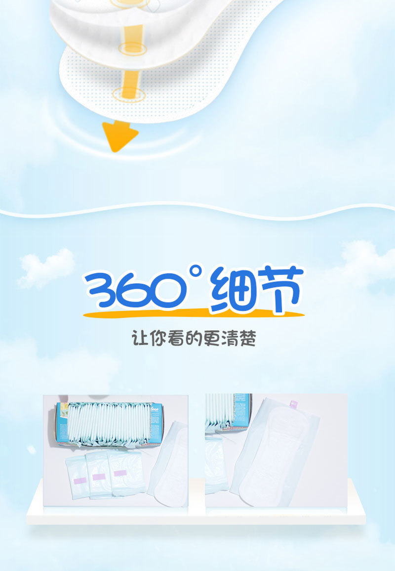 Foreign Trade Wholesale Skin-Friendly Environmental Protection Sanitary Napkin Healthy Washable Cotton Sterilization Pure Cotton Deodorant Protection Mat Inner and Outer Lining Foreign Trade Wholesale Skin-Friendly Environmental Protection Sanitary Napkin Healthy Washable Cotton Sterilization Pure Cotton Deodorant Protection Mat Inner and Outer Lining