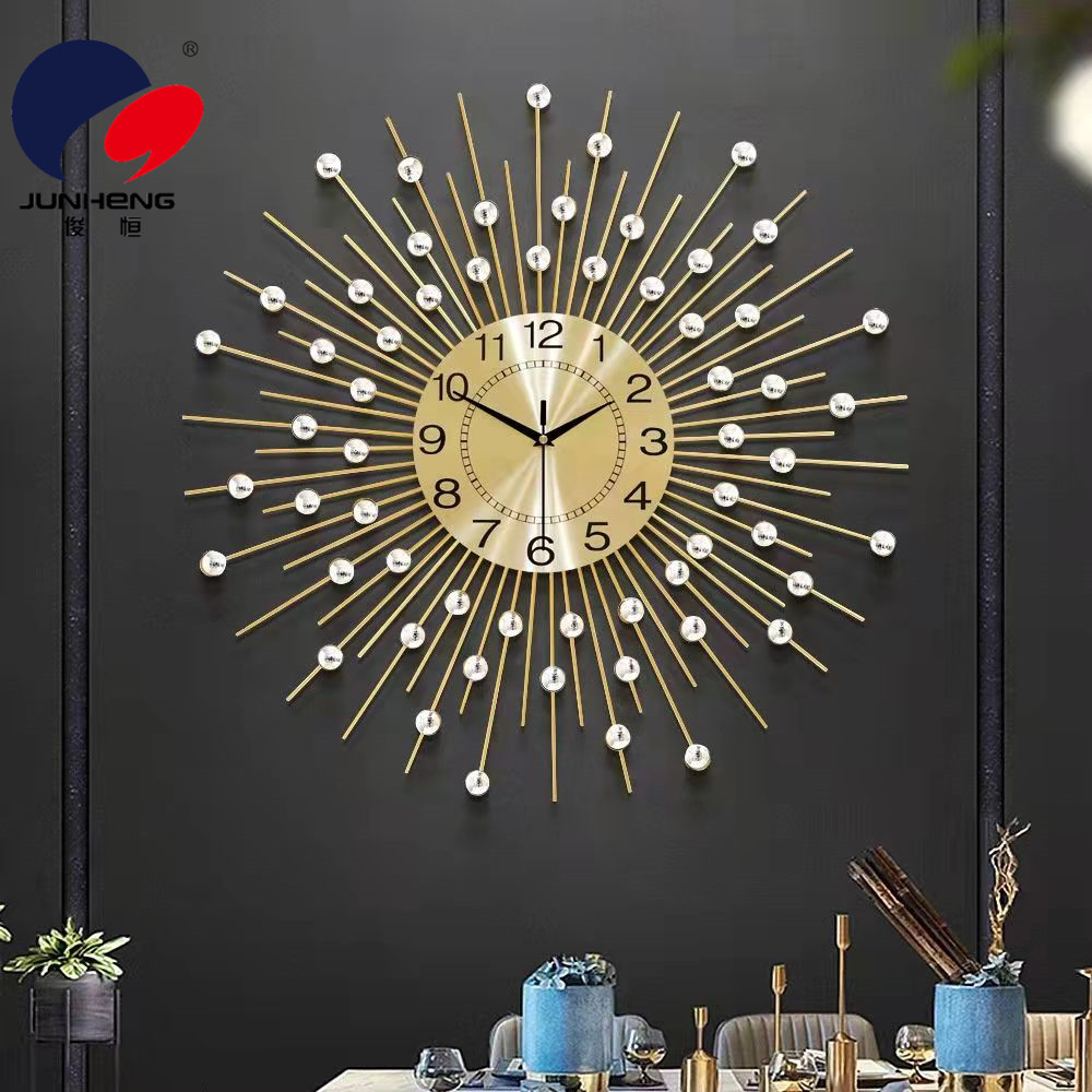 Creative Simple Clock Iron Decoration Living Room Wall Clock Fashion Home Background Wall Decoration High-End Restaurant Wall Mounted Clock Creative Simple Clock Iron Decoration Living Room Wall Clock Fashion Home Background Wall Decoration High-End Restaurant Wall Mounted Clock